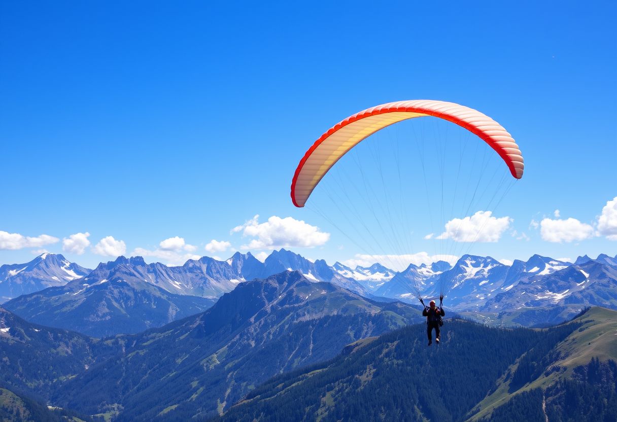 Belle idée de cadeau avec le vol en parapente