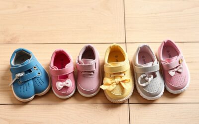 De belles chaussures pour les gamins