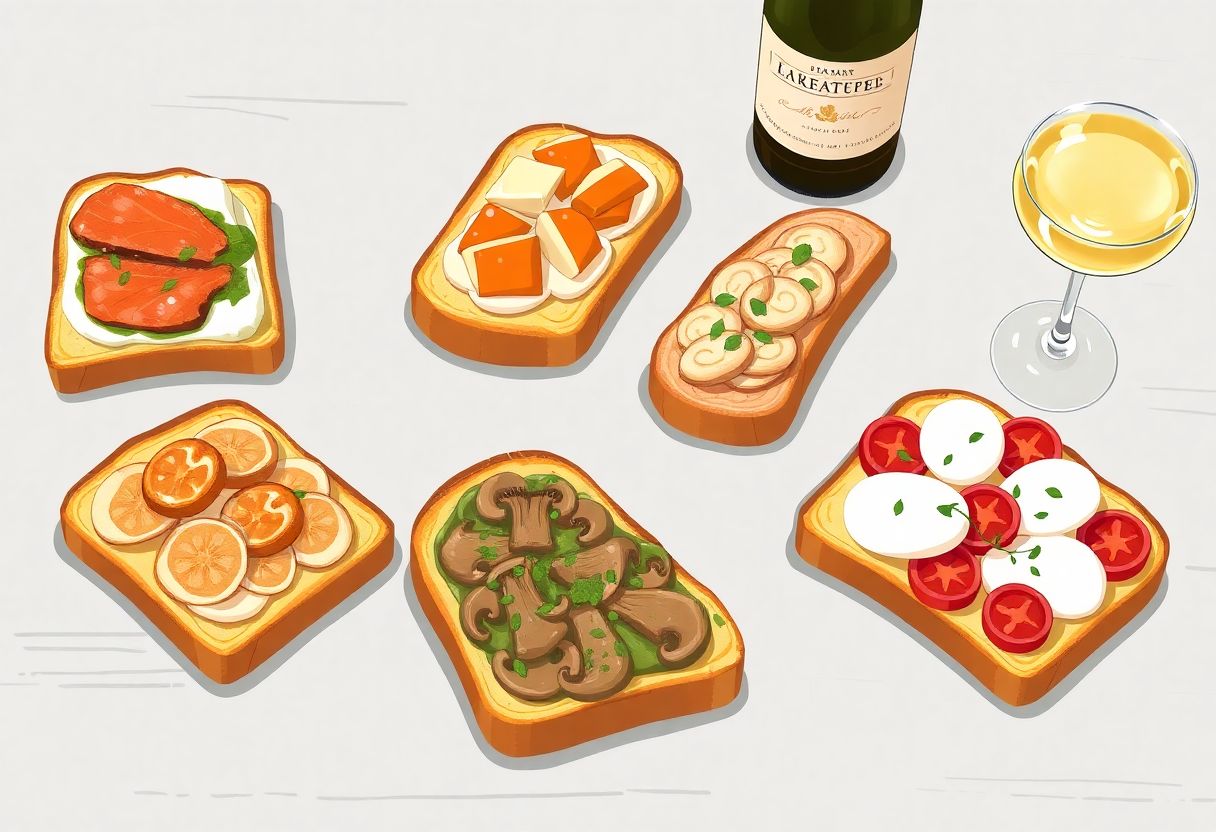 Idées créatives de toasts gourmands pour réussir votre apéritif